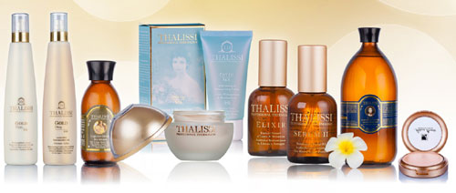 Các sản phẩm của Thalissi đều được chiết xuất từ thiên nhiên và các nguyên liệu quý hiếm như: hoa nghệ tây, bột ngọc trai, vàng 24K,…